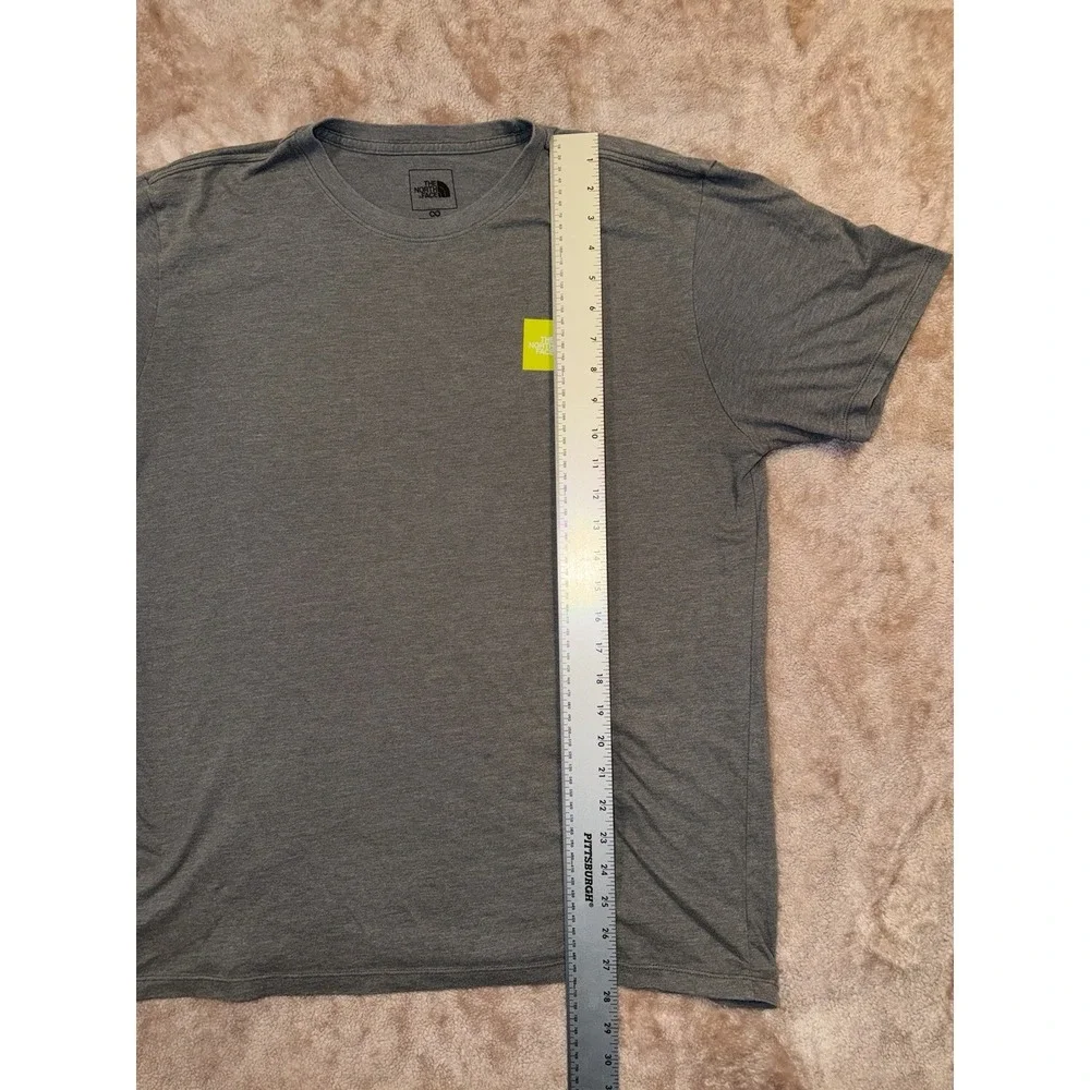 The North Face Mens Classic Gray Short Sleeve T Shirt L Never Stop Exploring